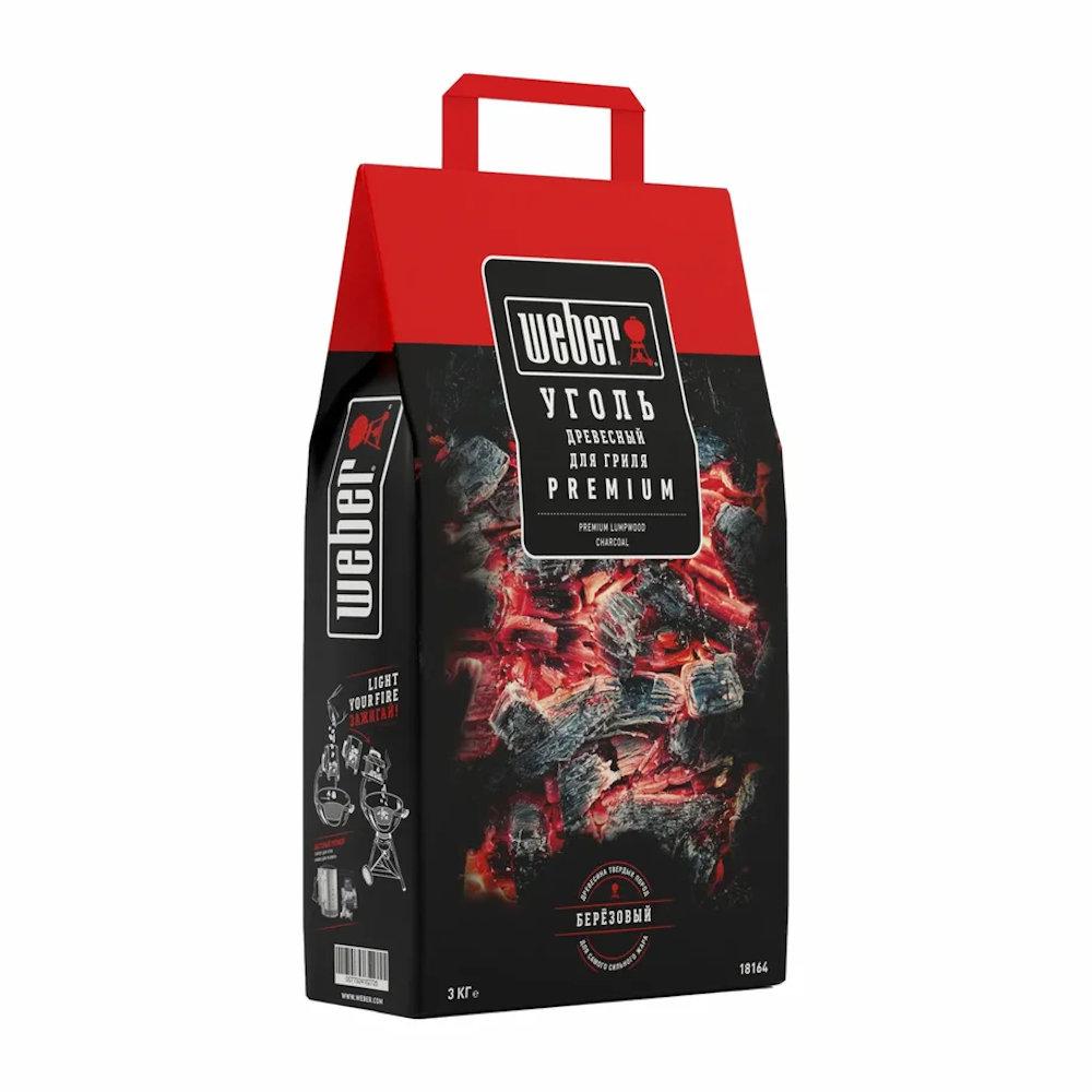 Уголь древесный Weber 3 кг 